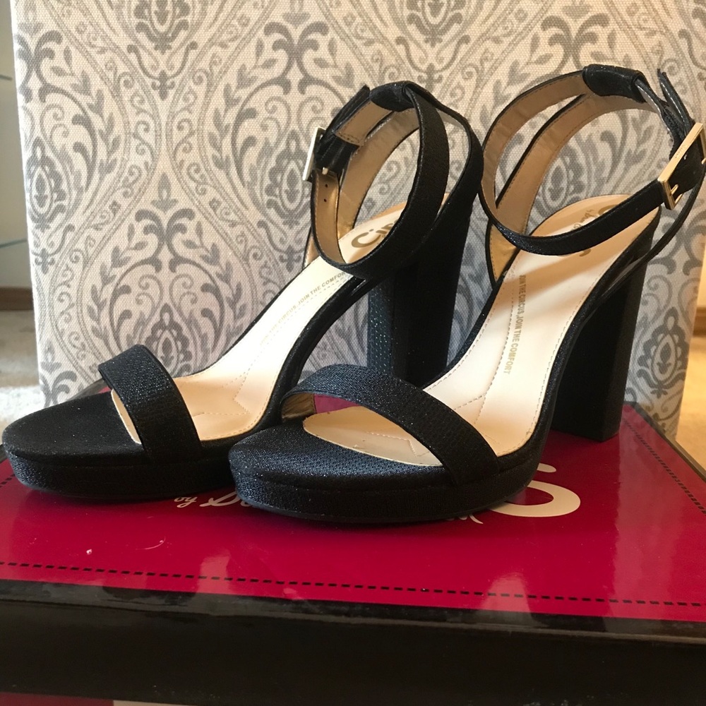 BNIB Circus by Sam Edelman sparkly black heels